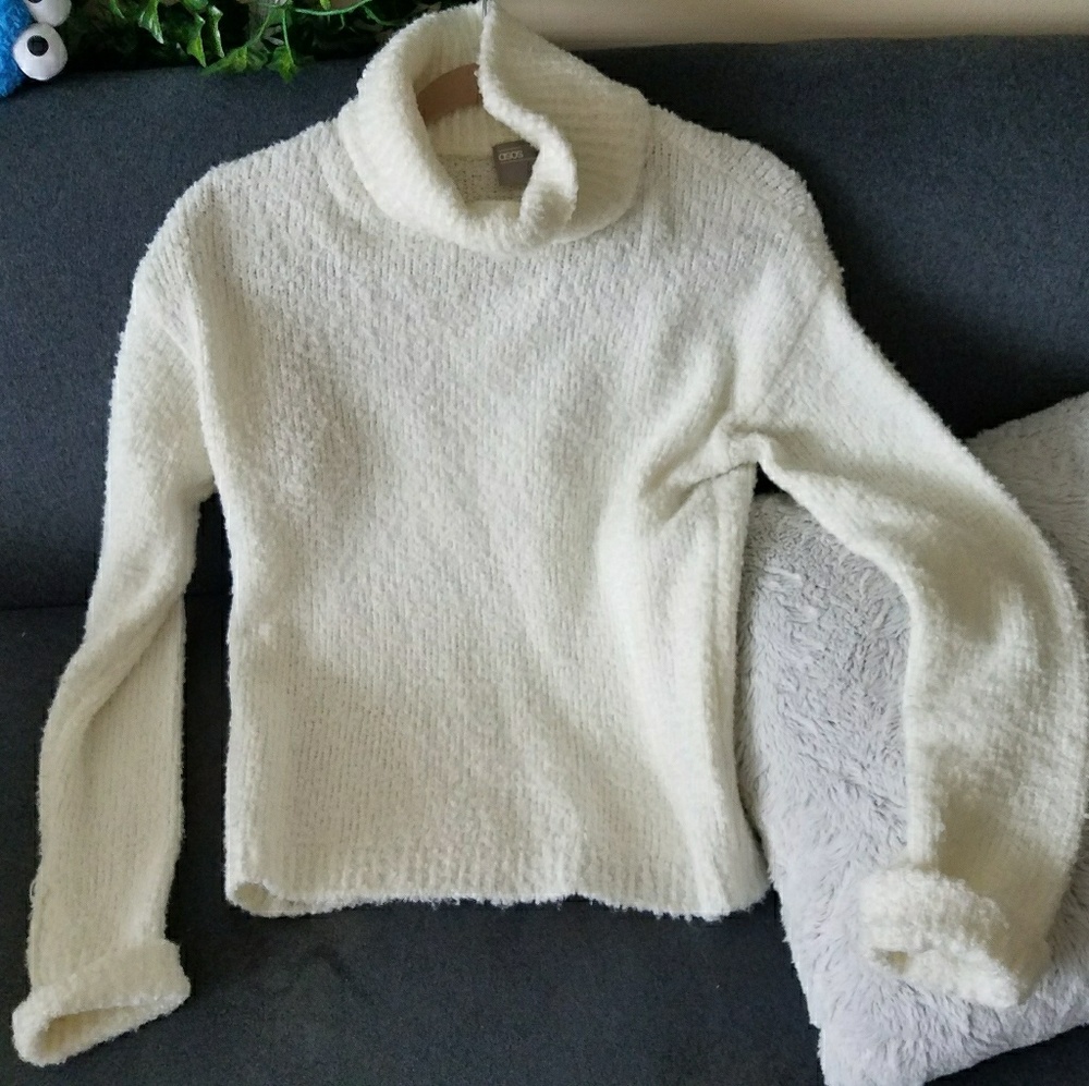 ASOS White Turtleneck Sweater